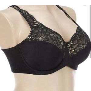 Modern Movement Full Coverage Lace Microfiber Underwire Bra